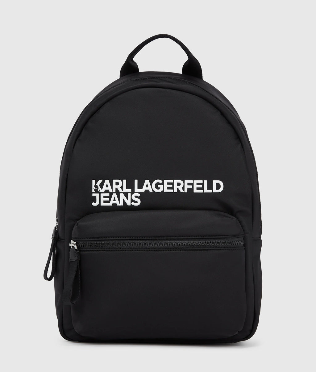 Logo nylon backpack