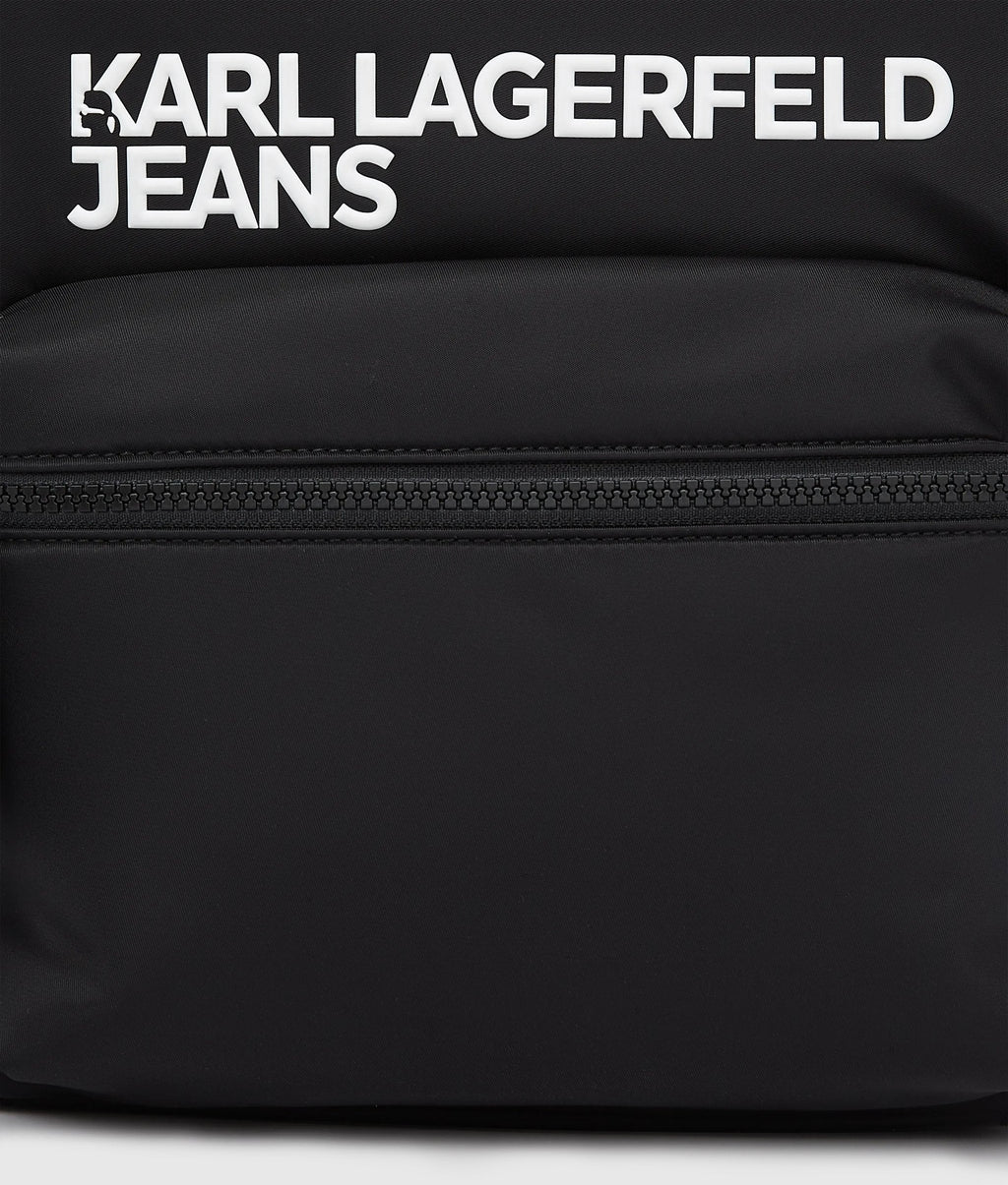 Logo nylon backpack