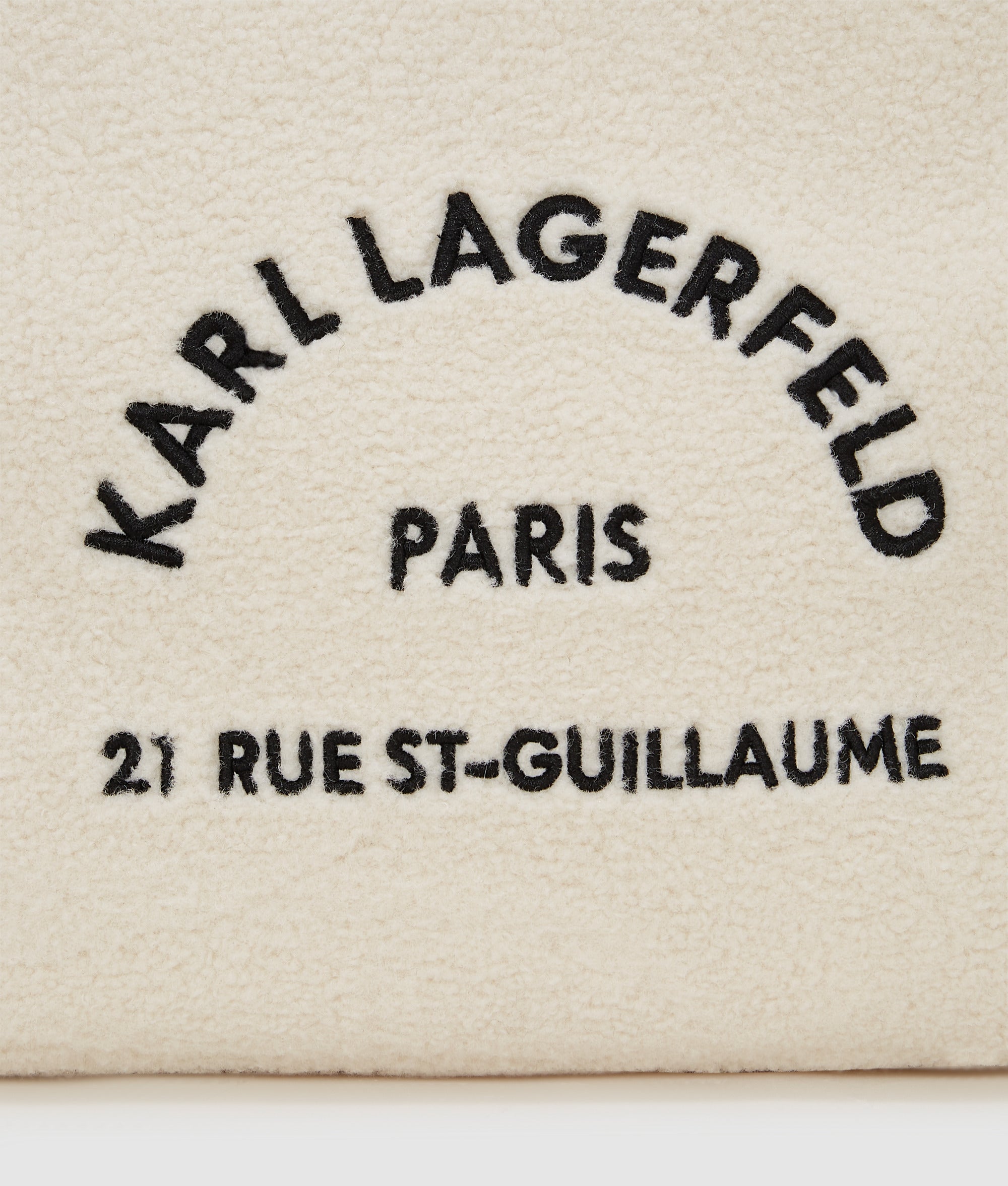 Rue St-Guillaume faux-shearling tote bag
