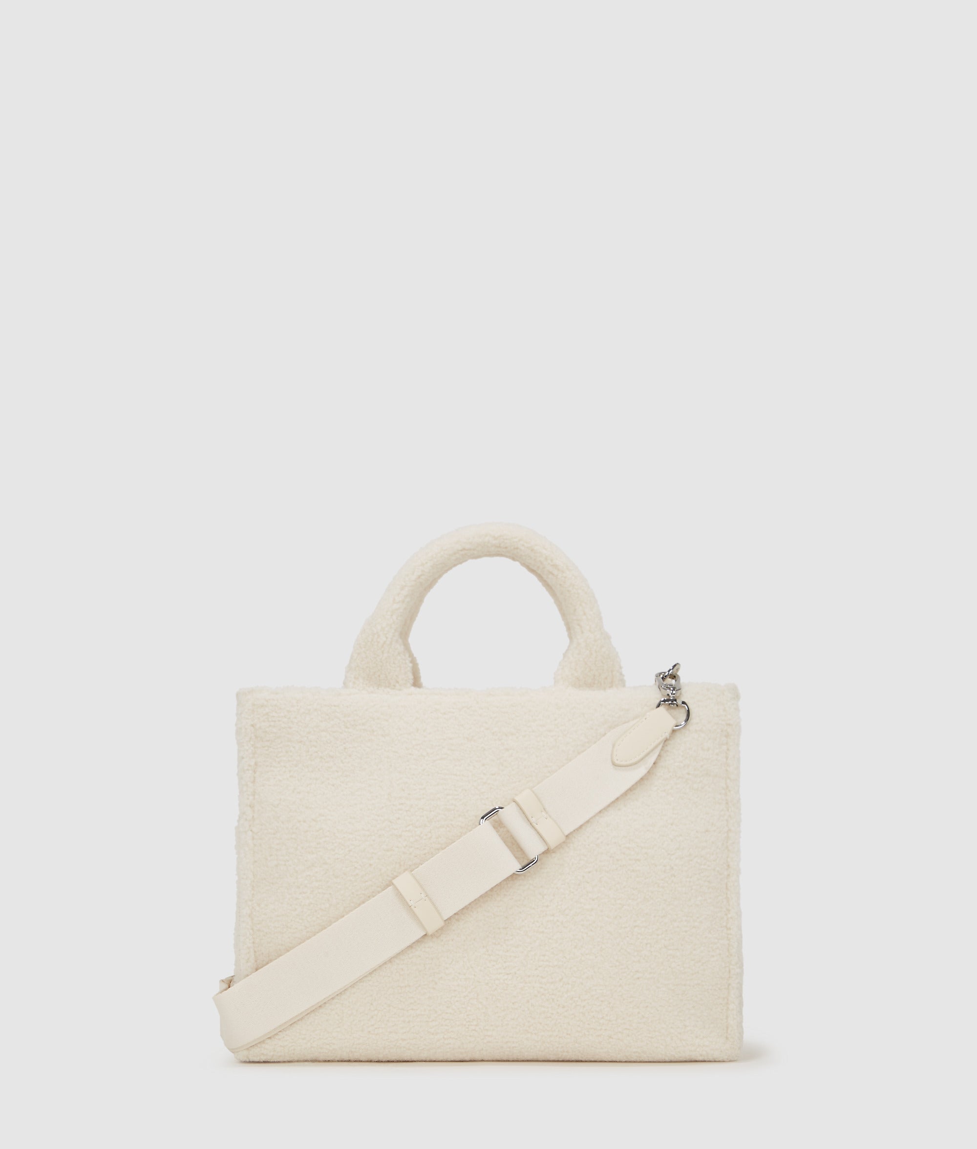Rue St-Guillaume faux-shearling tote bag