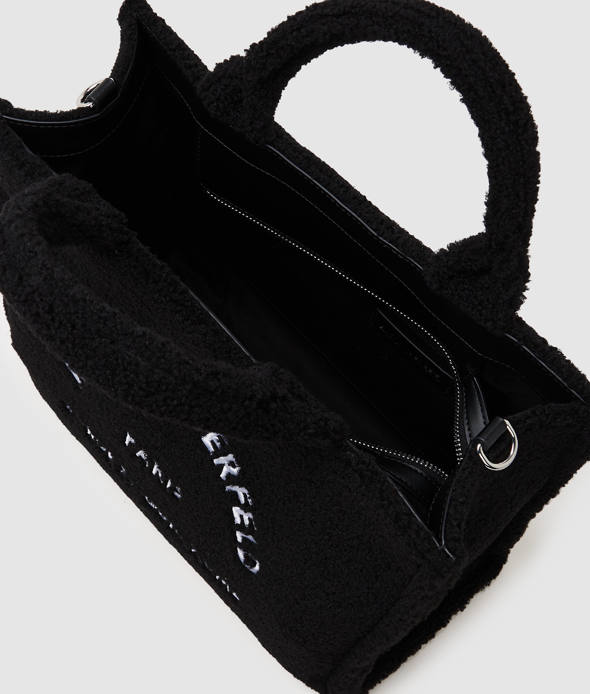 Rue St-Guillaume faux-shearling tote bag