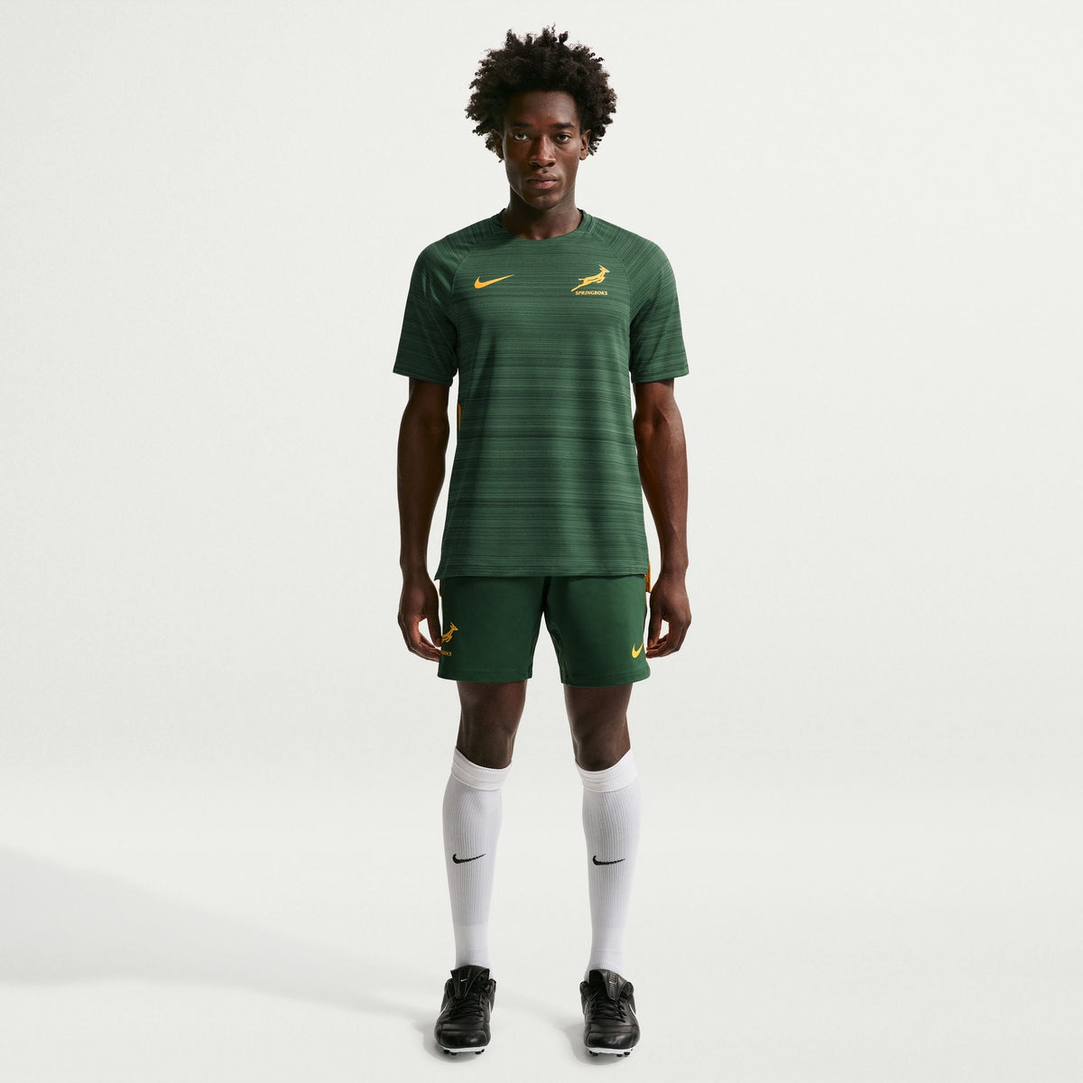 Springboks Nike Mens Training Short Sleeve Top Gorge Green