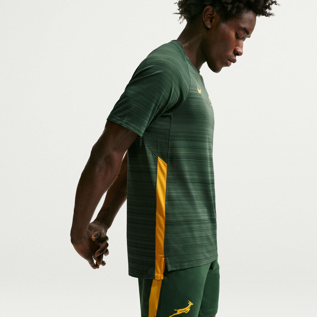 Springboks Nike Mens Training Short Sleeve Top Gorge Green