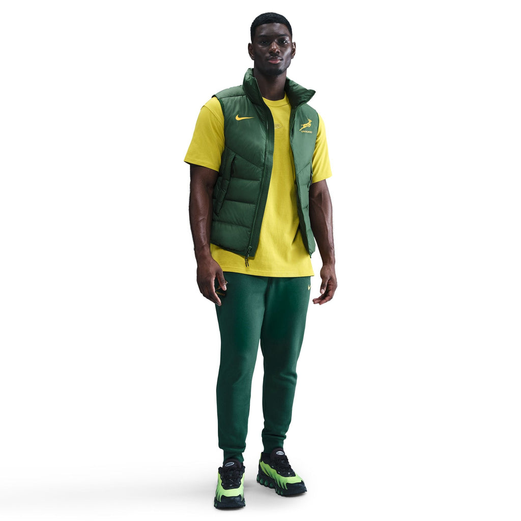 Springboks Nike Mens Sideline Fill Vest Gorge Green