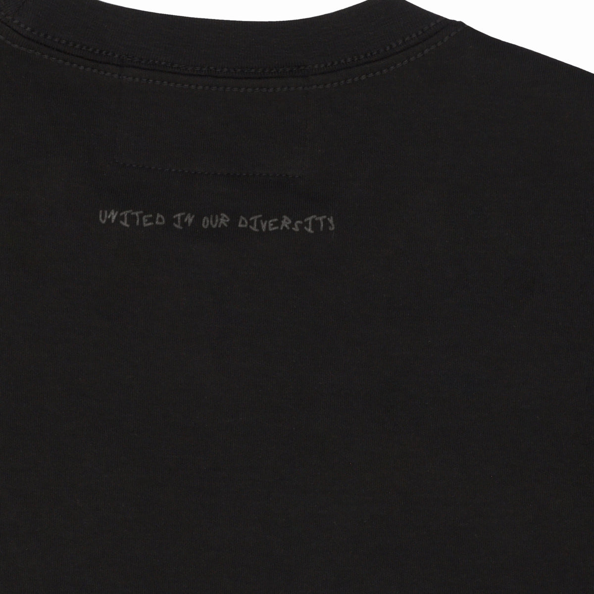 THINA ABANTU DOUBLE BLACK T-SHIRT