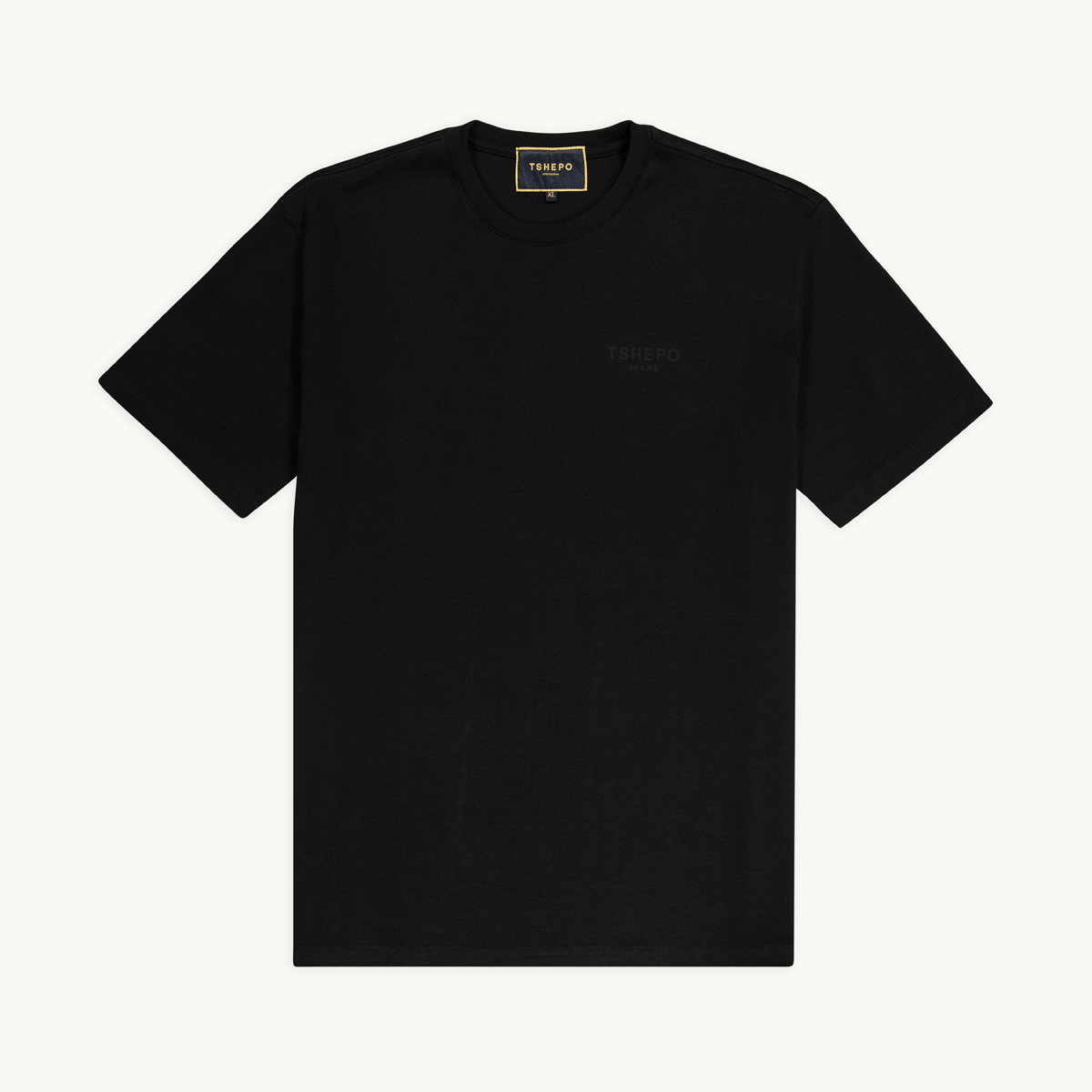 SELF CARE DOUBLE BLACK T-SHIRT