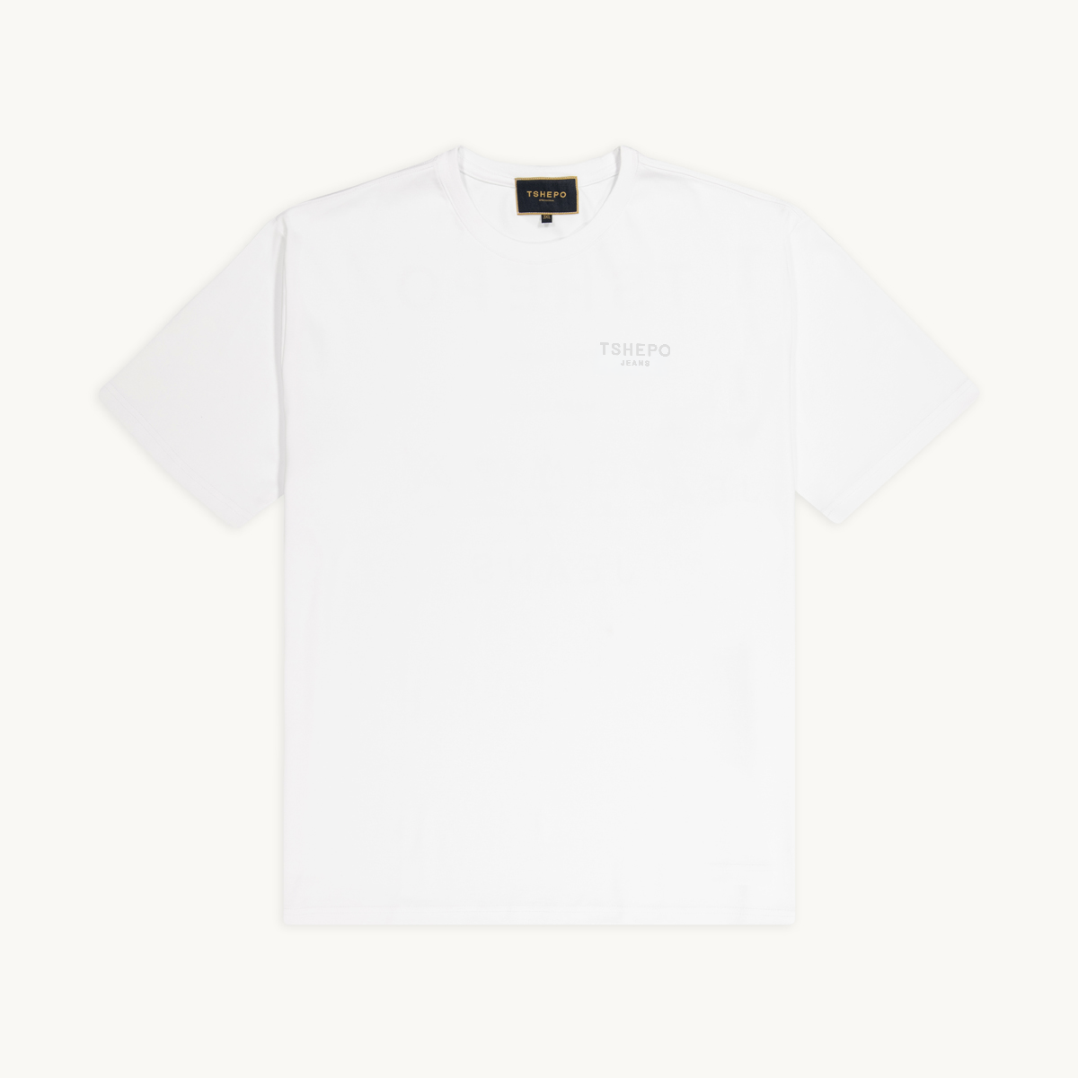 SELF CARE DOUBLE WHITE T-SHIRT