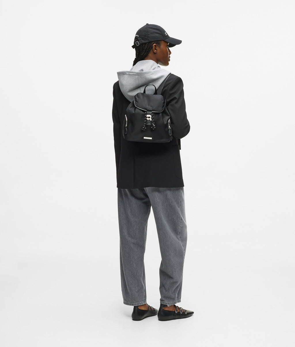 Ikon nylon small flap backpack