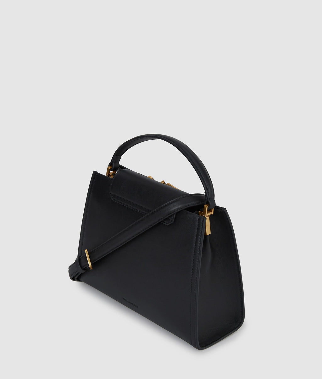 K/Signature medium top handle bag