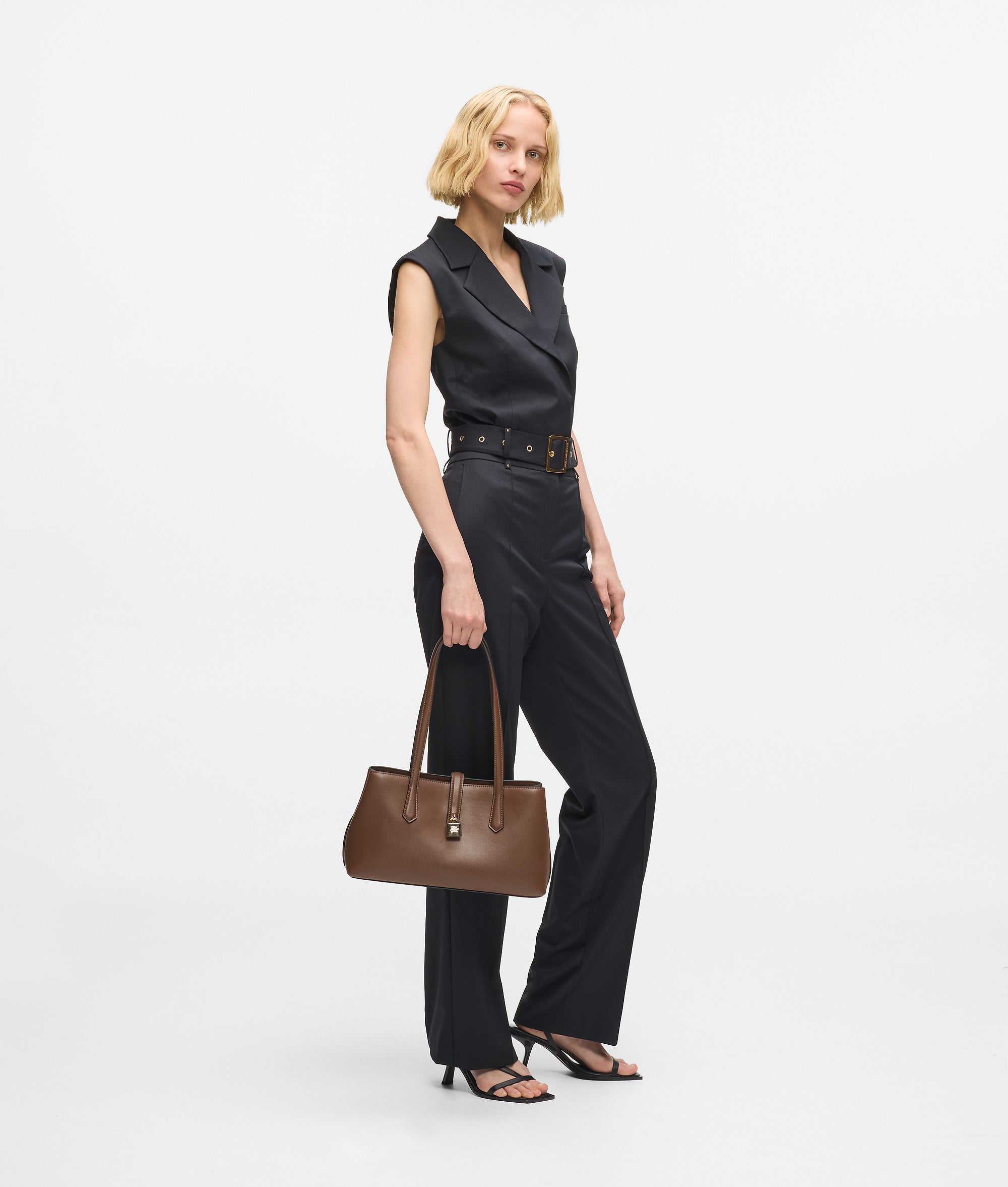 K/Autograph padlock tote bag