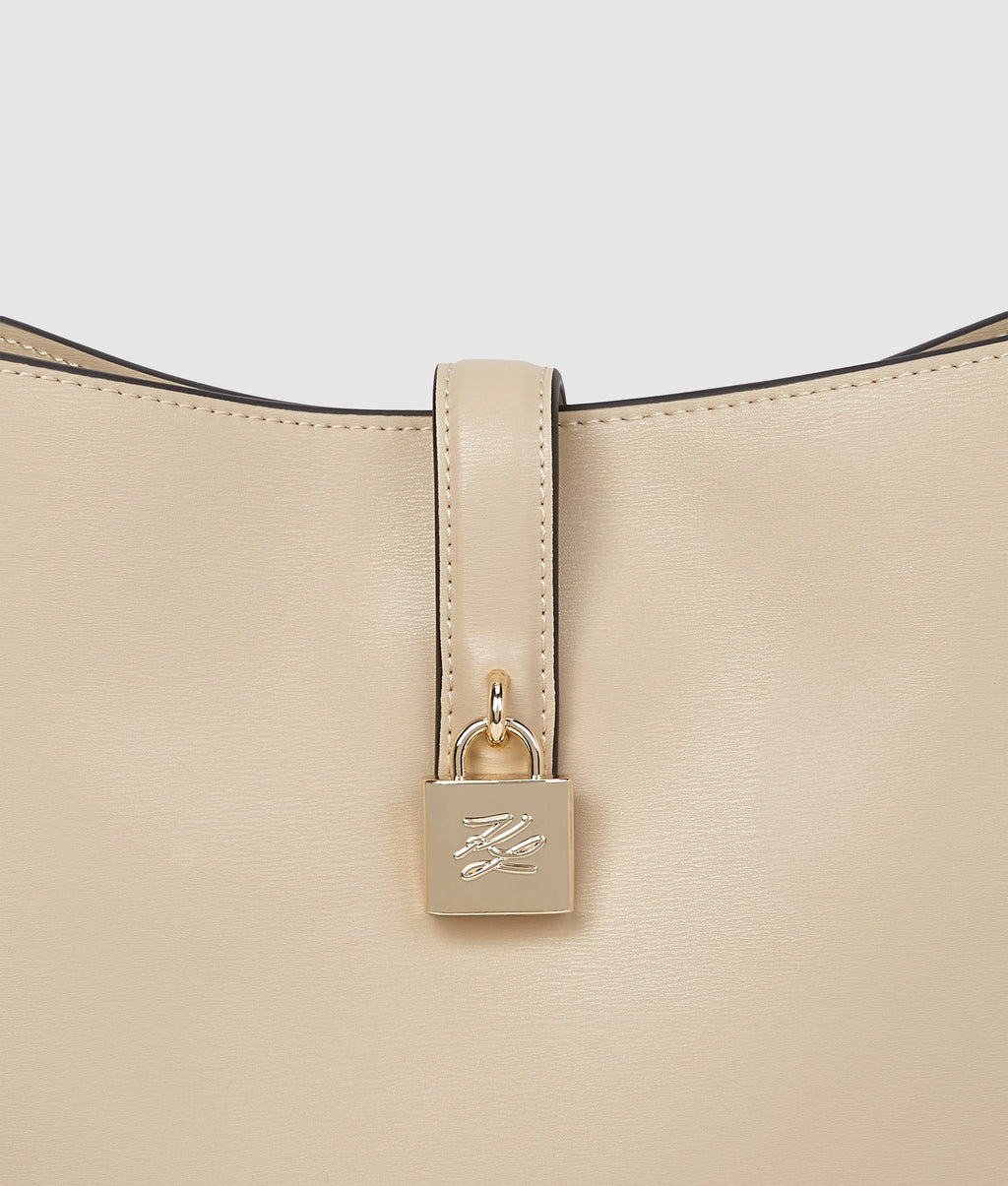 K/Autograph padlock hobo bag