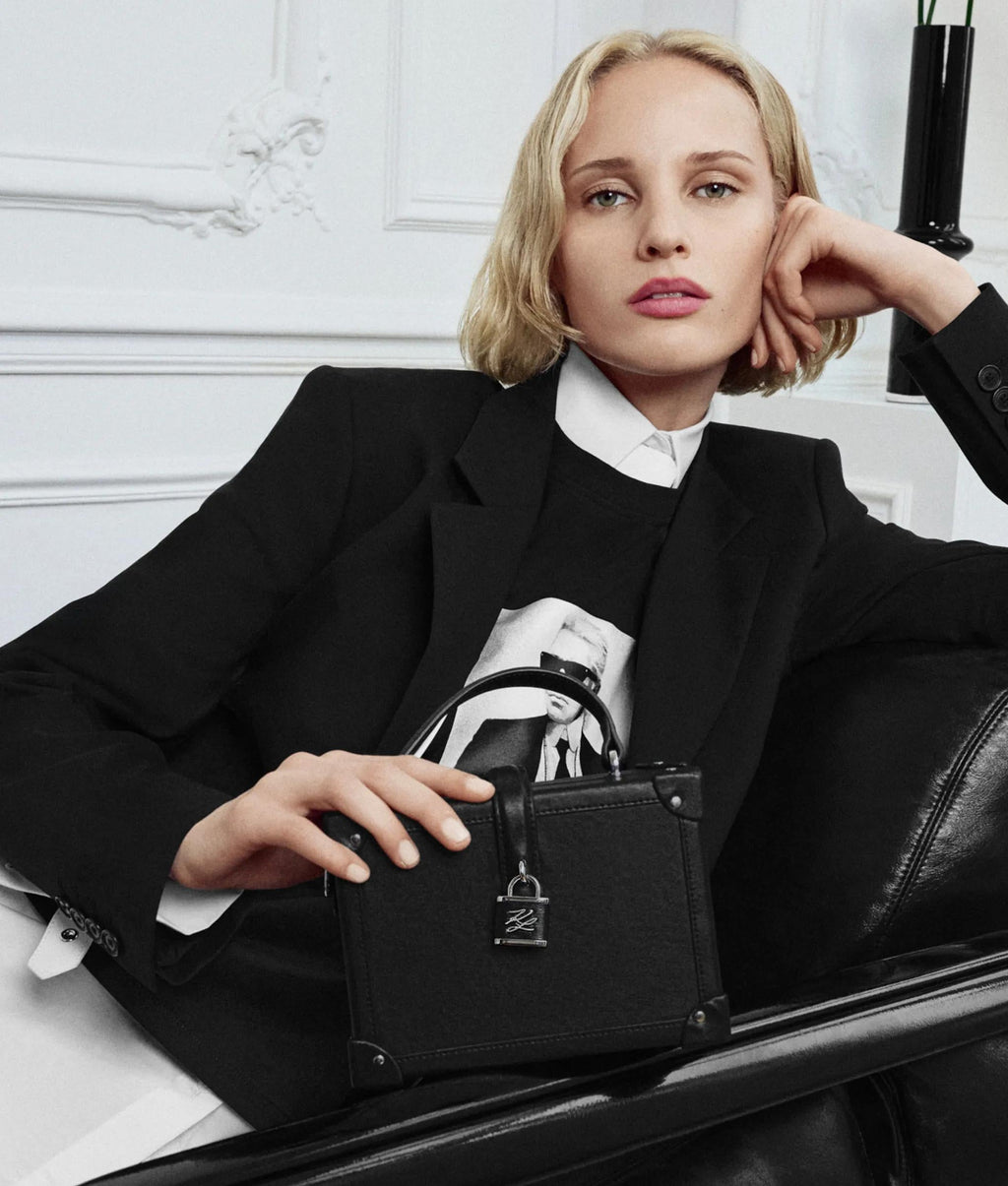 K/Autograph padlock trunk bag