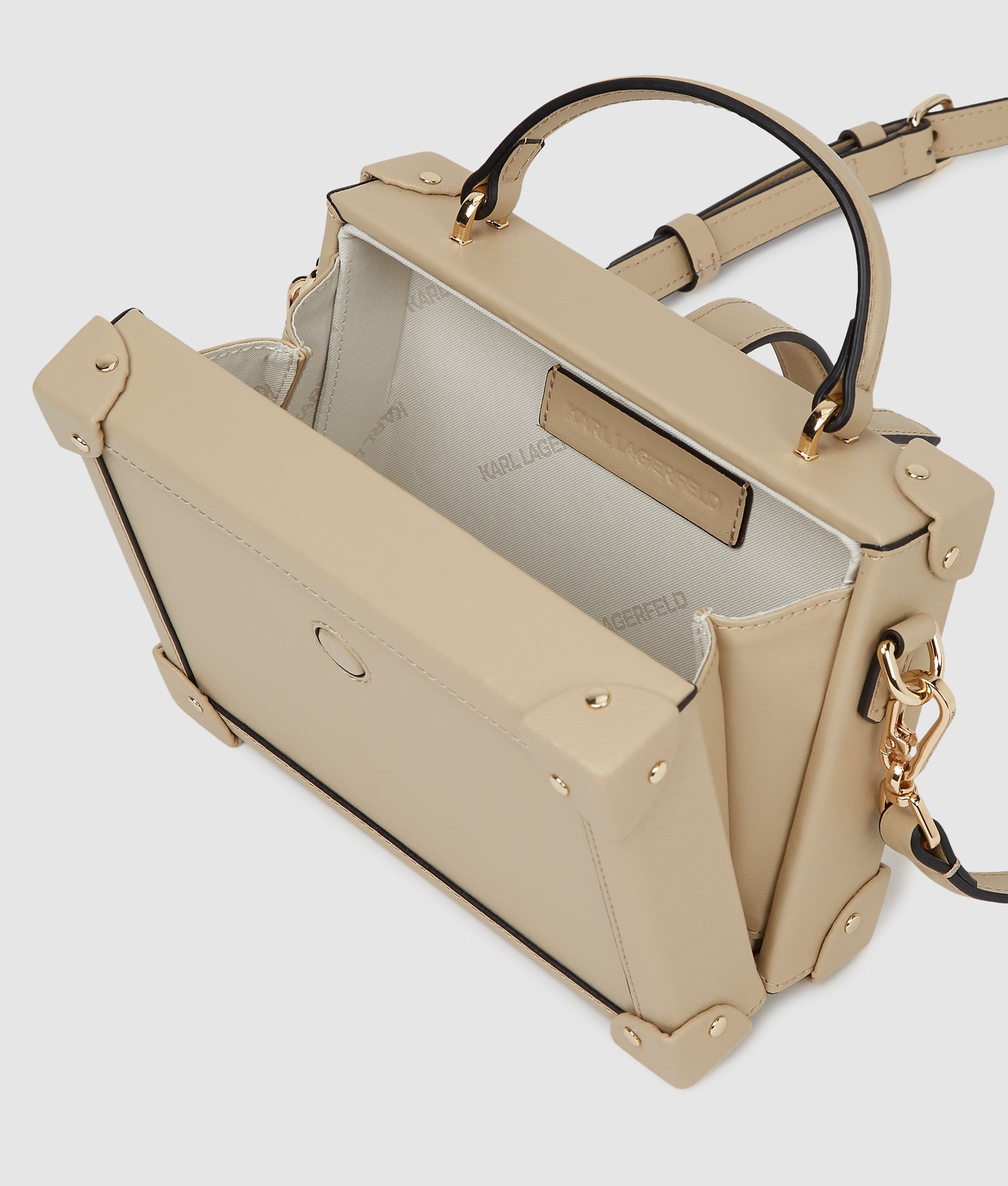 K/Autograph padlock trunk bag