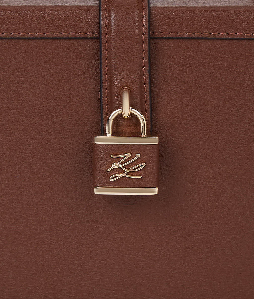 K/Autograph padlock trunk bag