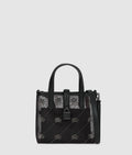 K/Autograph padlock rhinestone tote bag