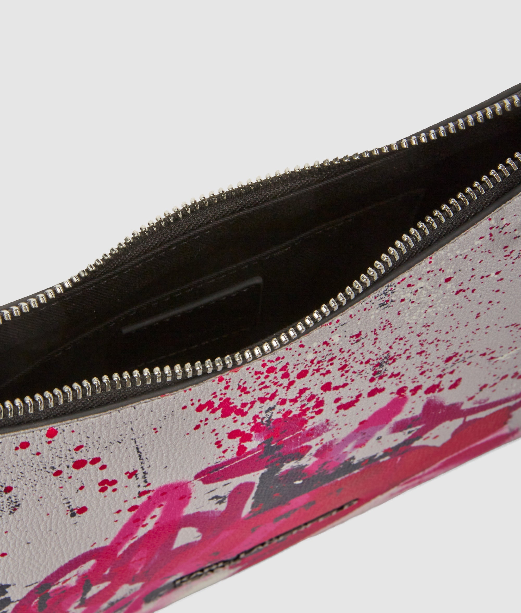 Graffiti print shoulder bag