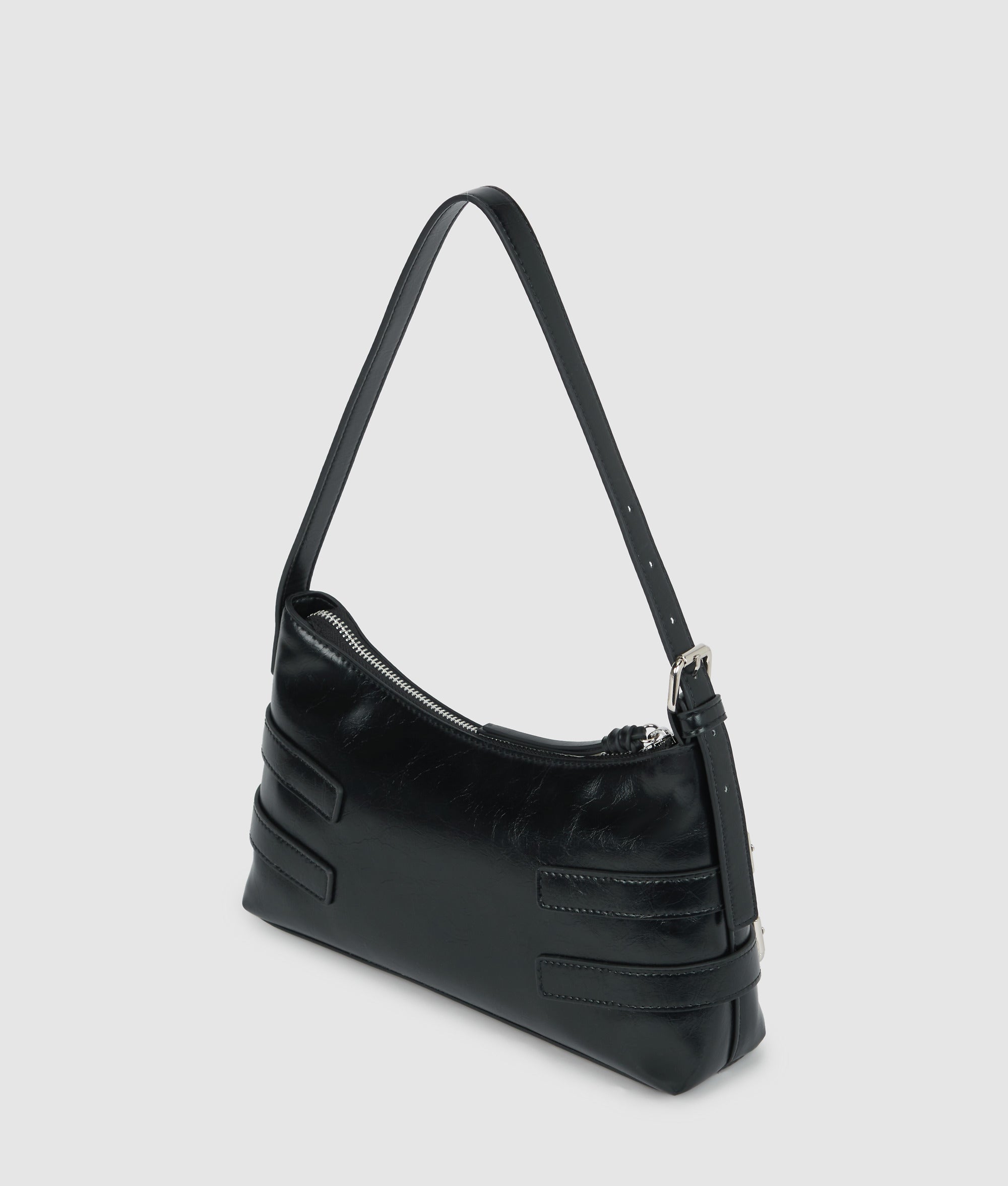 Buckle shoulder bag