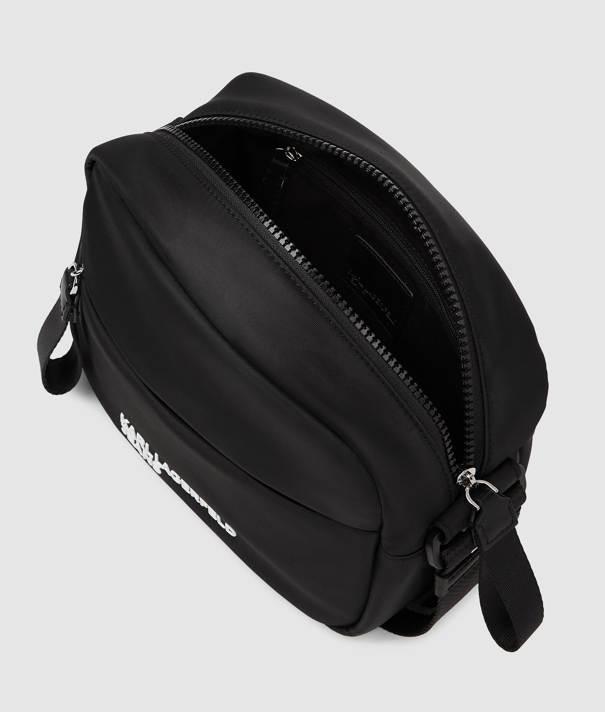 Logo nylon crossbody bag
