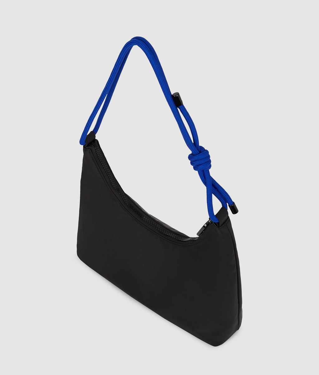 Cord nylon shoulder bag