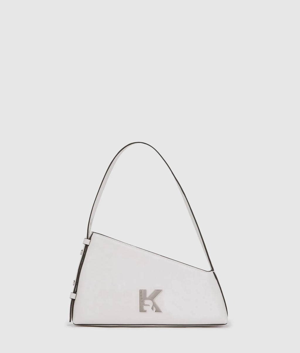 Geo high-shine shoulder bag