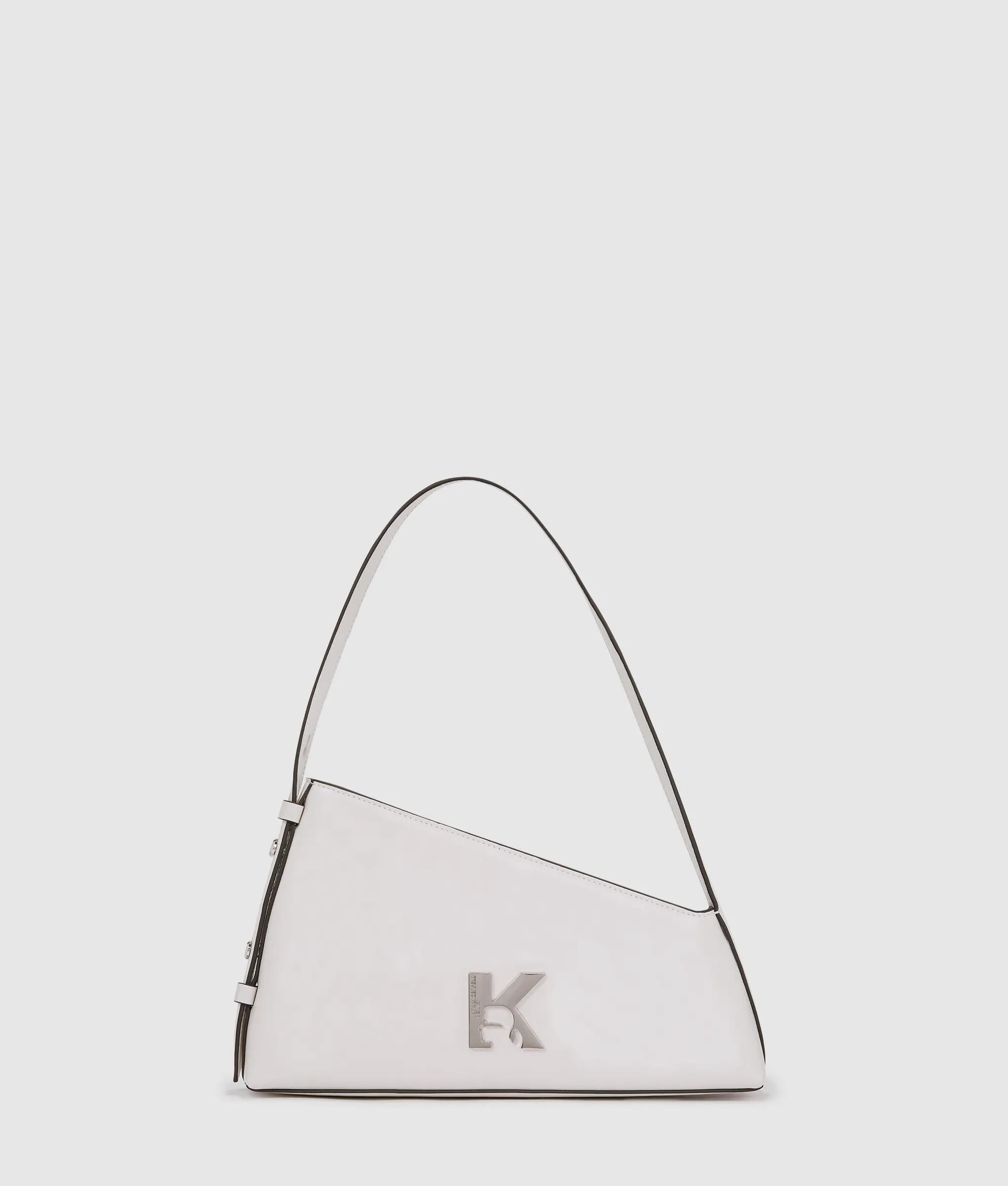 Geo high-shine shoulder bag