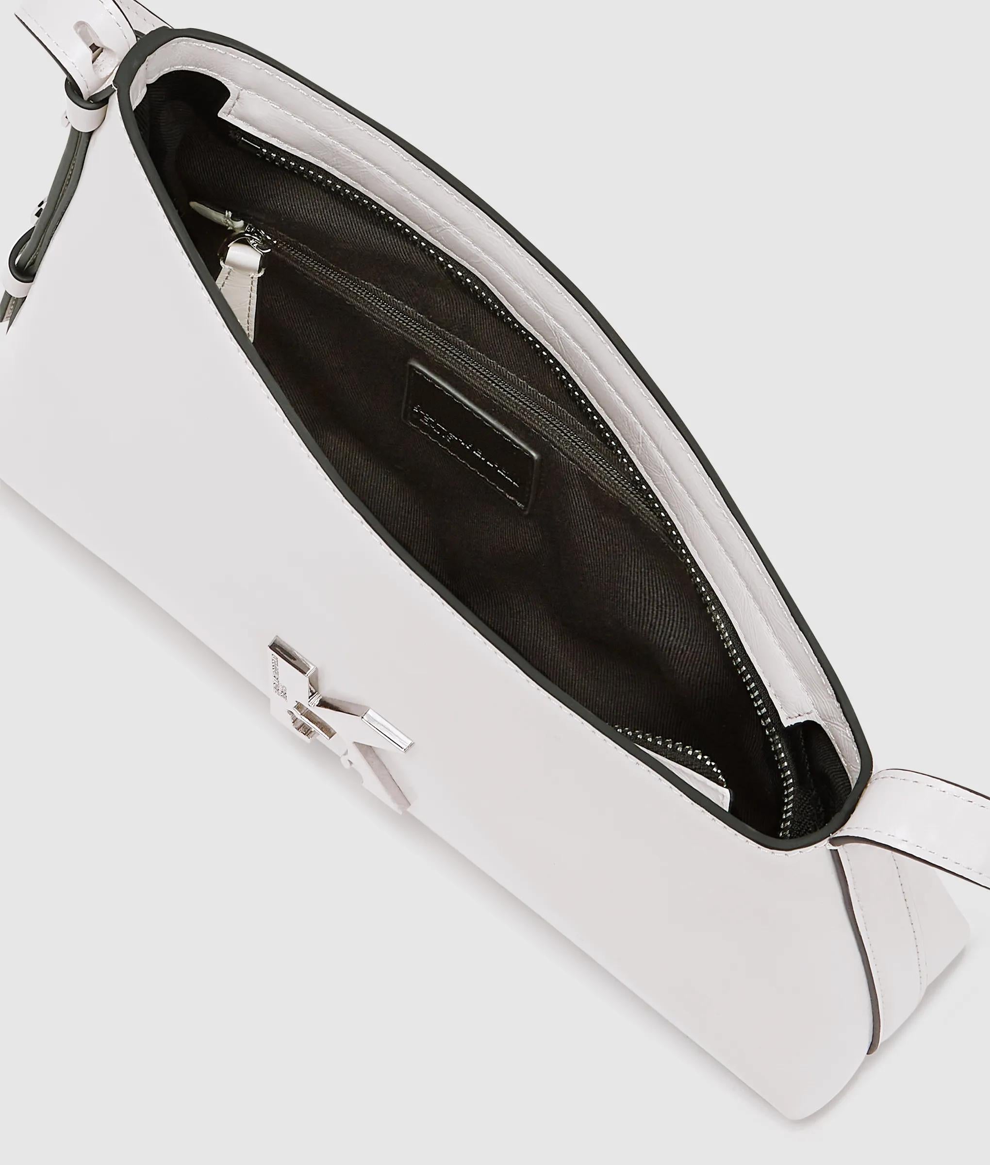 Geo high-shine shoulder bag