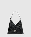 Geo high-shine tote bag