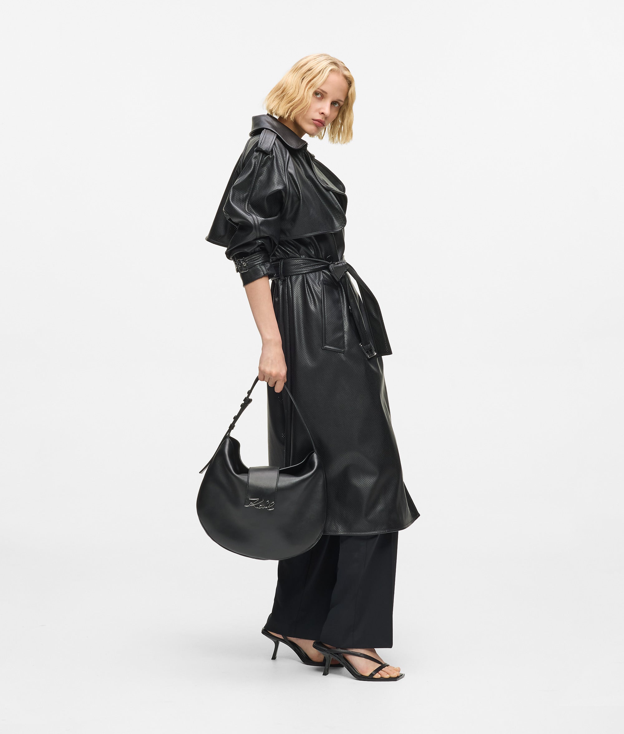 K/Signature oversized moon bag