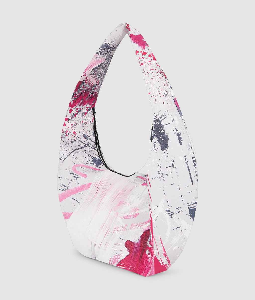 Large painters print hobo bag