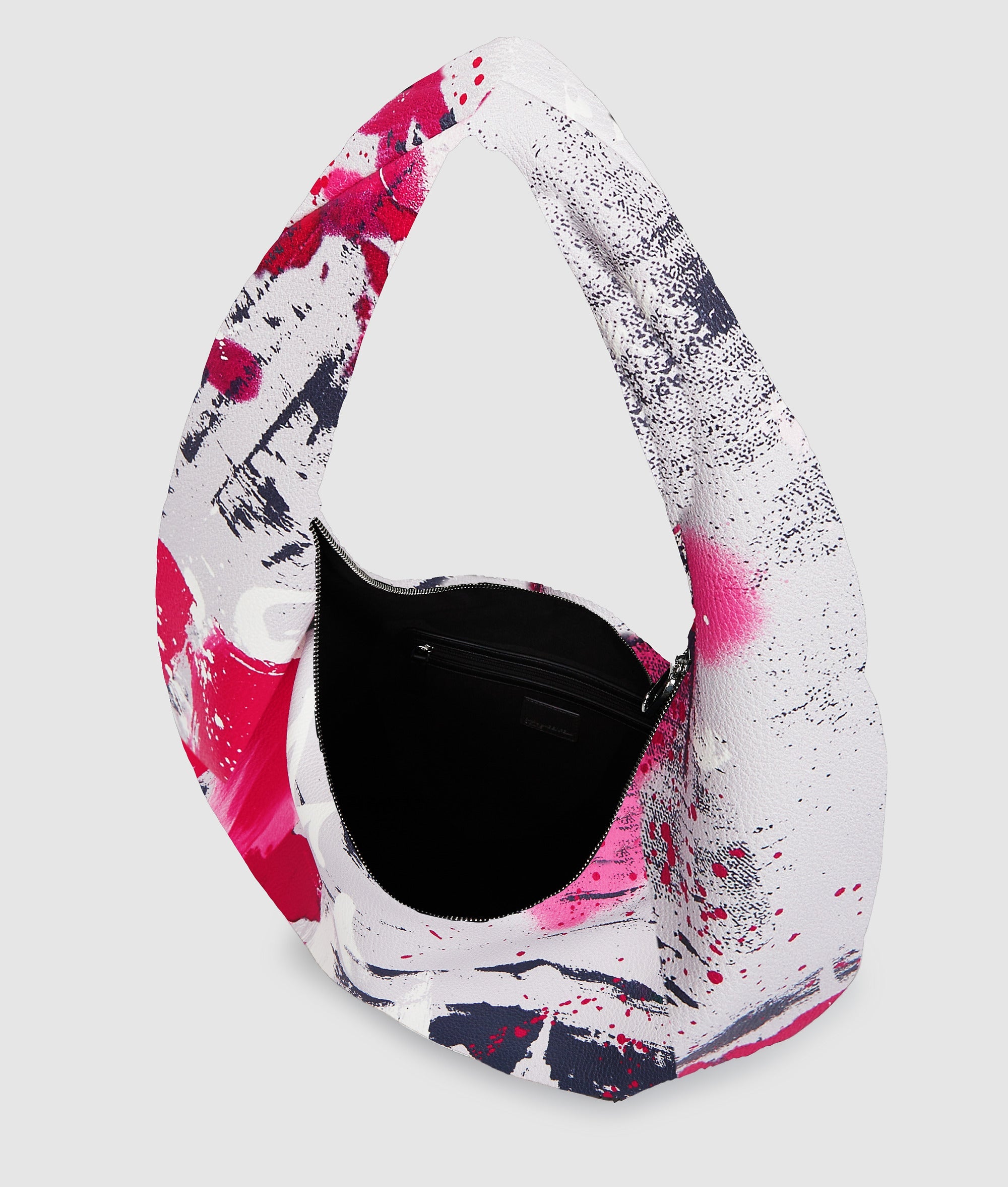 Large painters print hobo bag