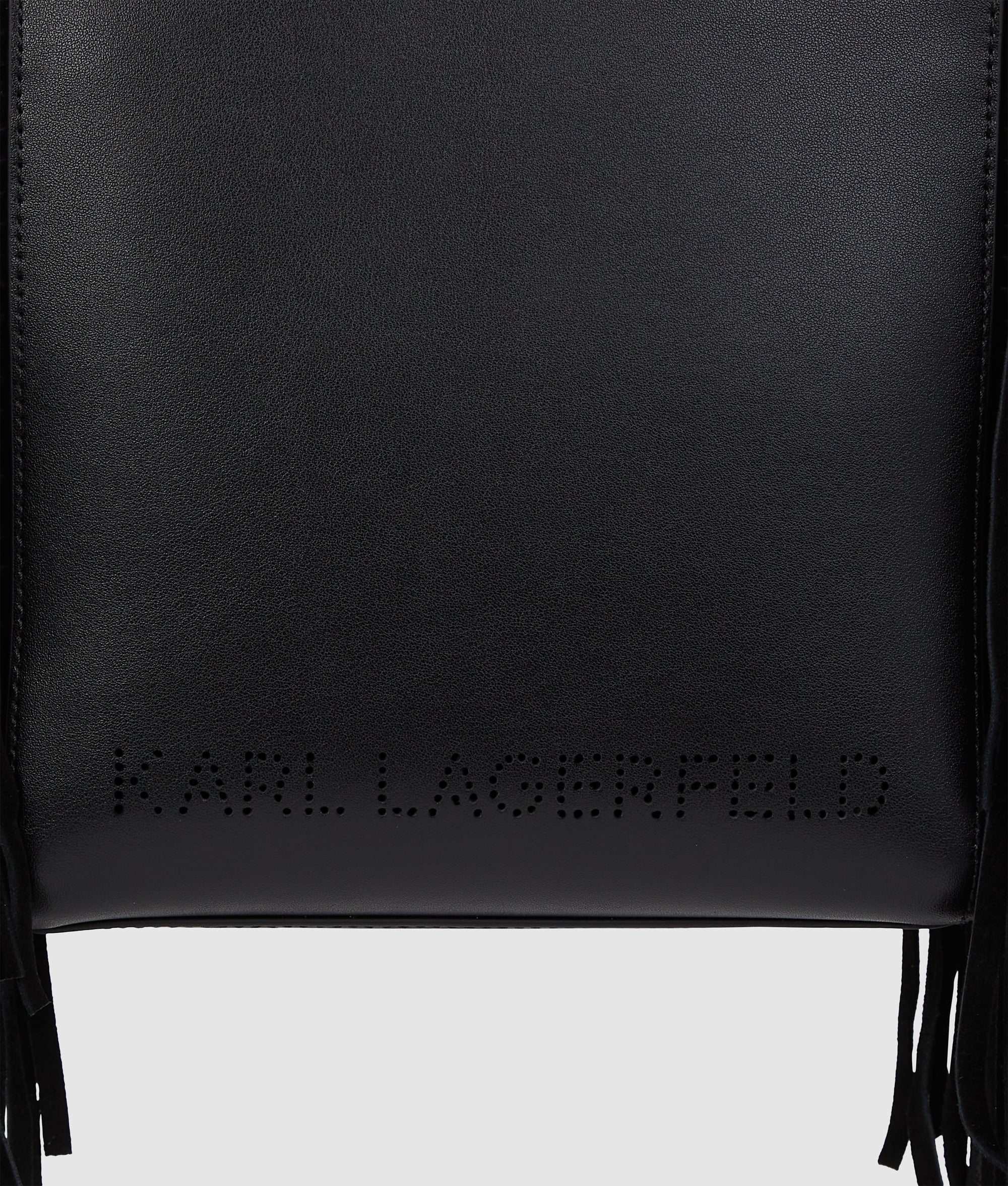 K/Circle small fringe tote bag