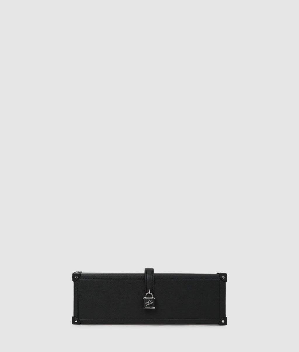 K/Autograph padlock trunk clutch