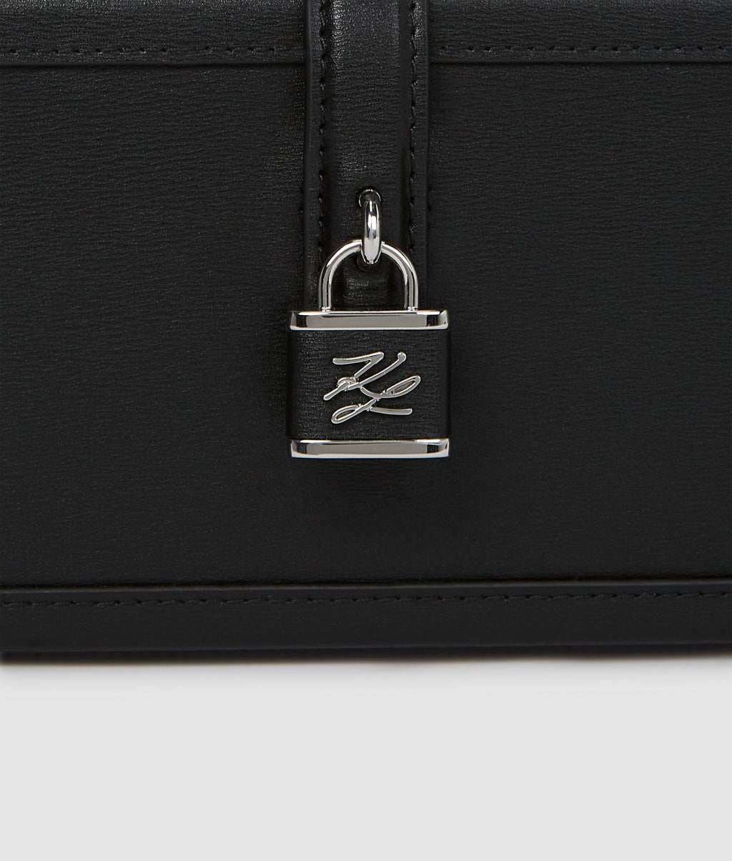 K/Autograph padlock trunk clutch