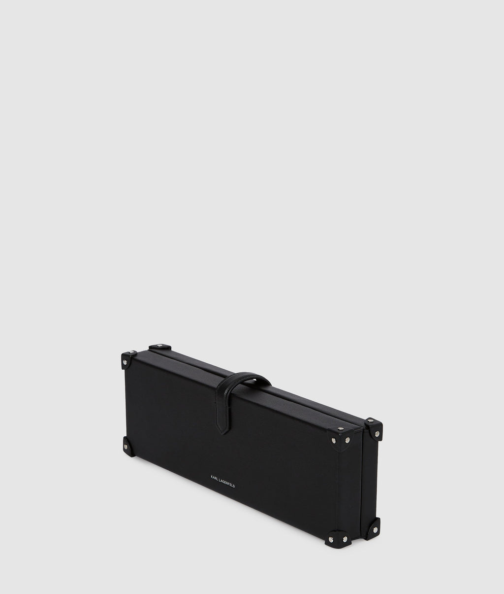 K/Autograph padlock trunk clutch