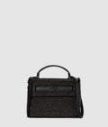 K/Autograph rhinestone top handle bag