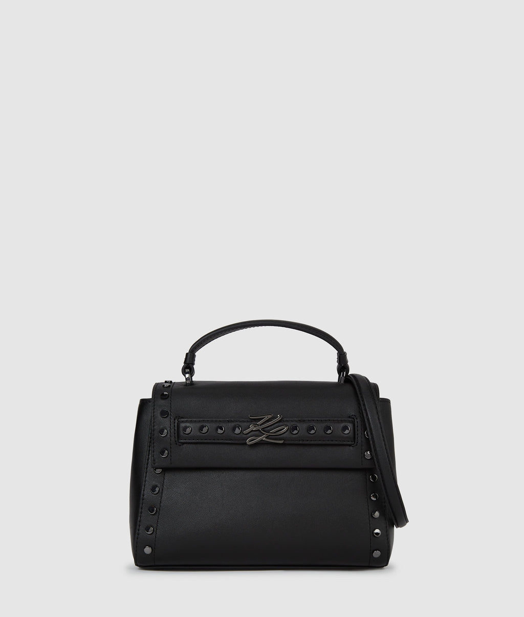 K/Autograph studded top handle bag