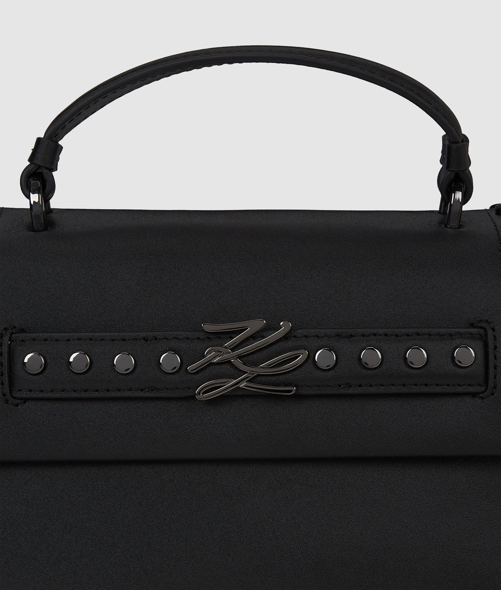 K/Autograph studded top handle bag
