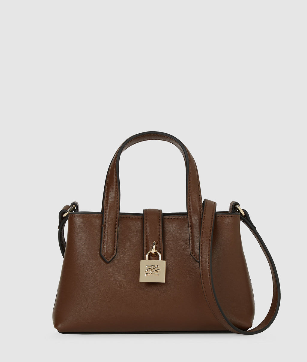 K/Autograph padlock mini shoulder bag