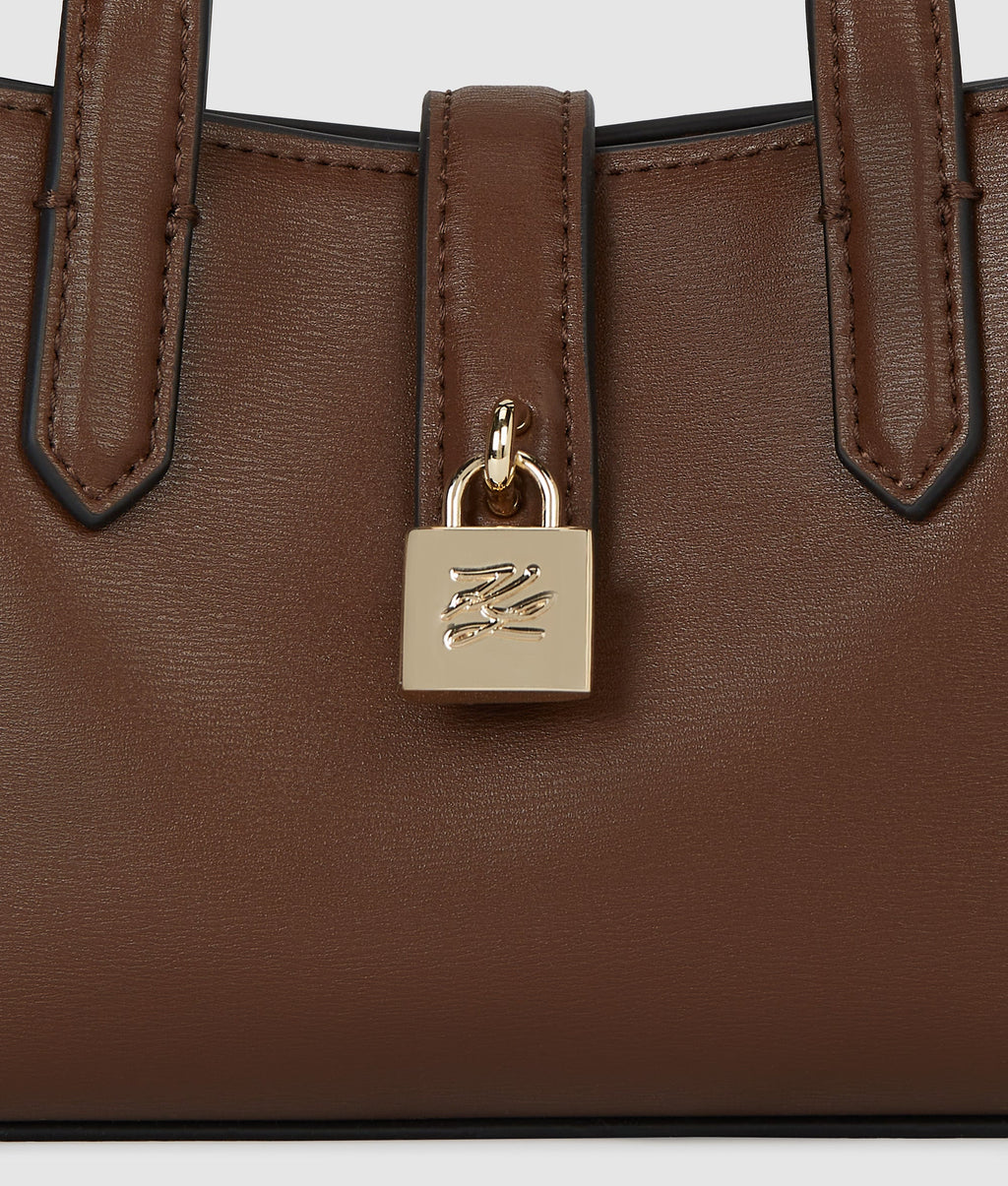 K/Autograph padlock mini shoulder bag
