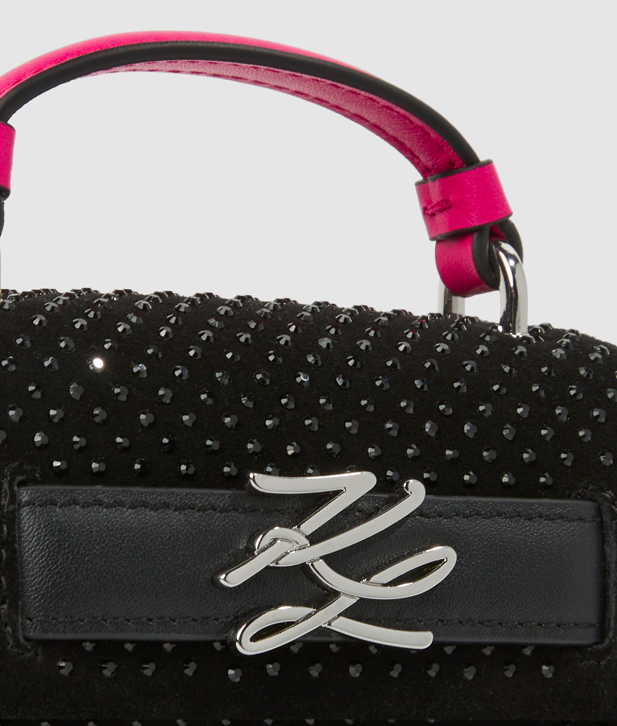 Exclusive K/Autograph rhinestone nano bag
