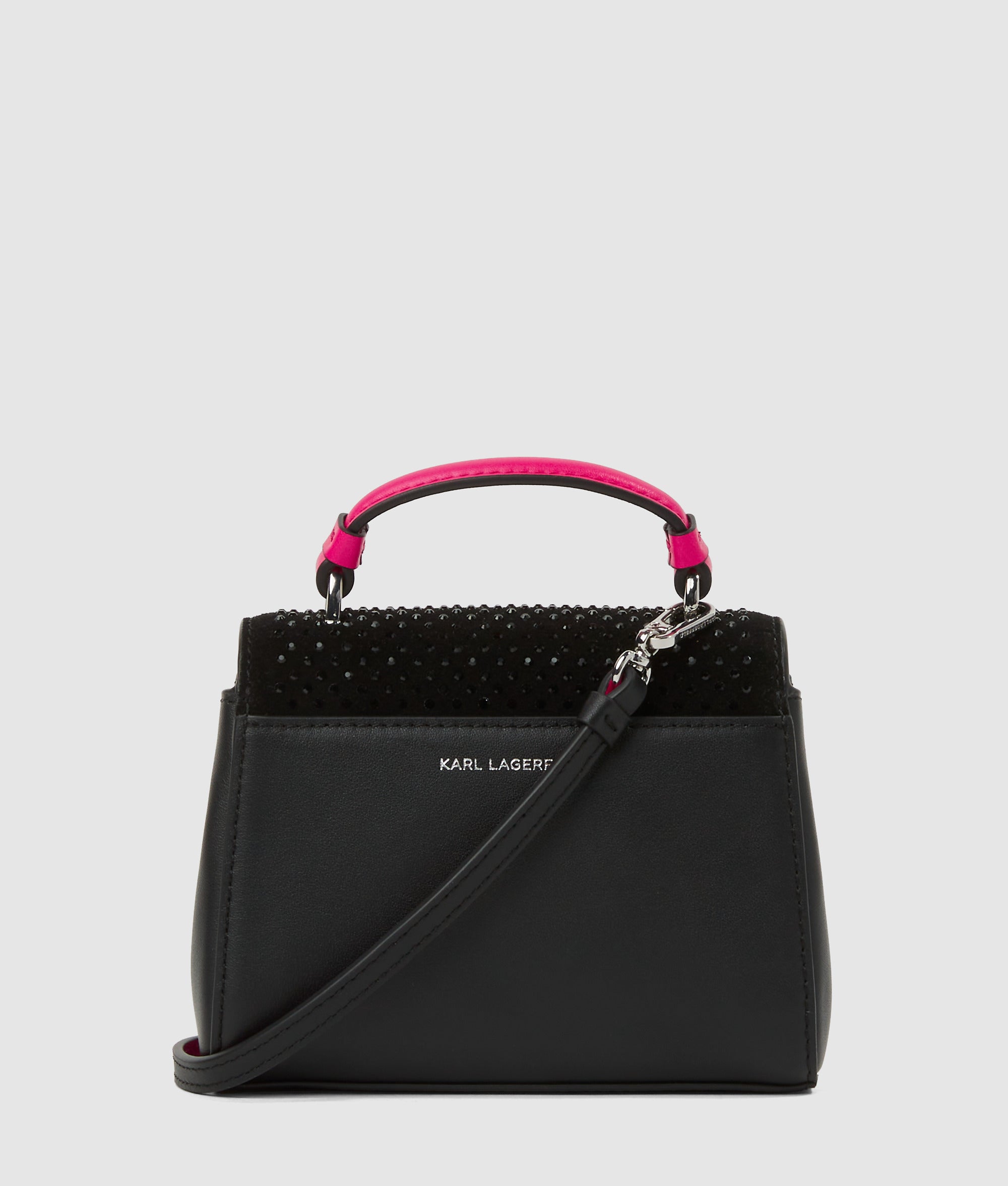 Exclusive K/Autograph rhinestone nano bag
