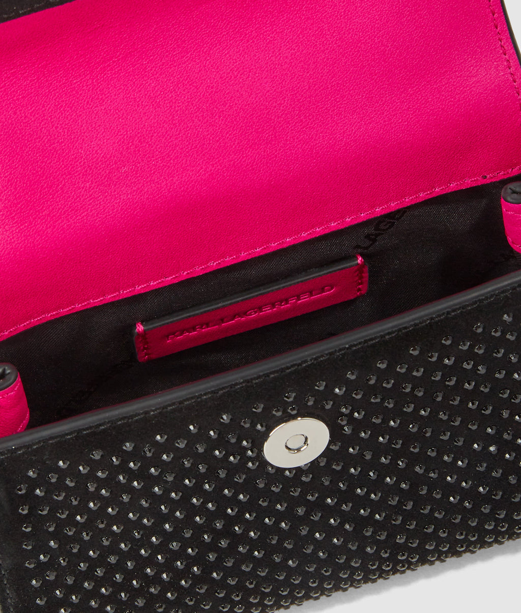 Exclusive K/Autograph rhinestone nano bag