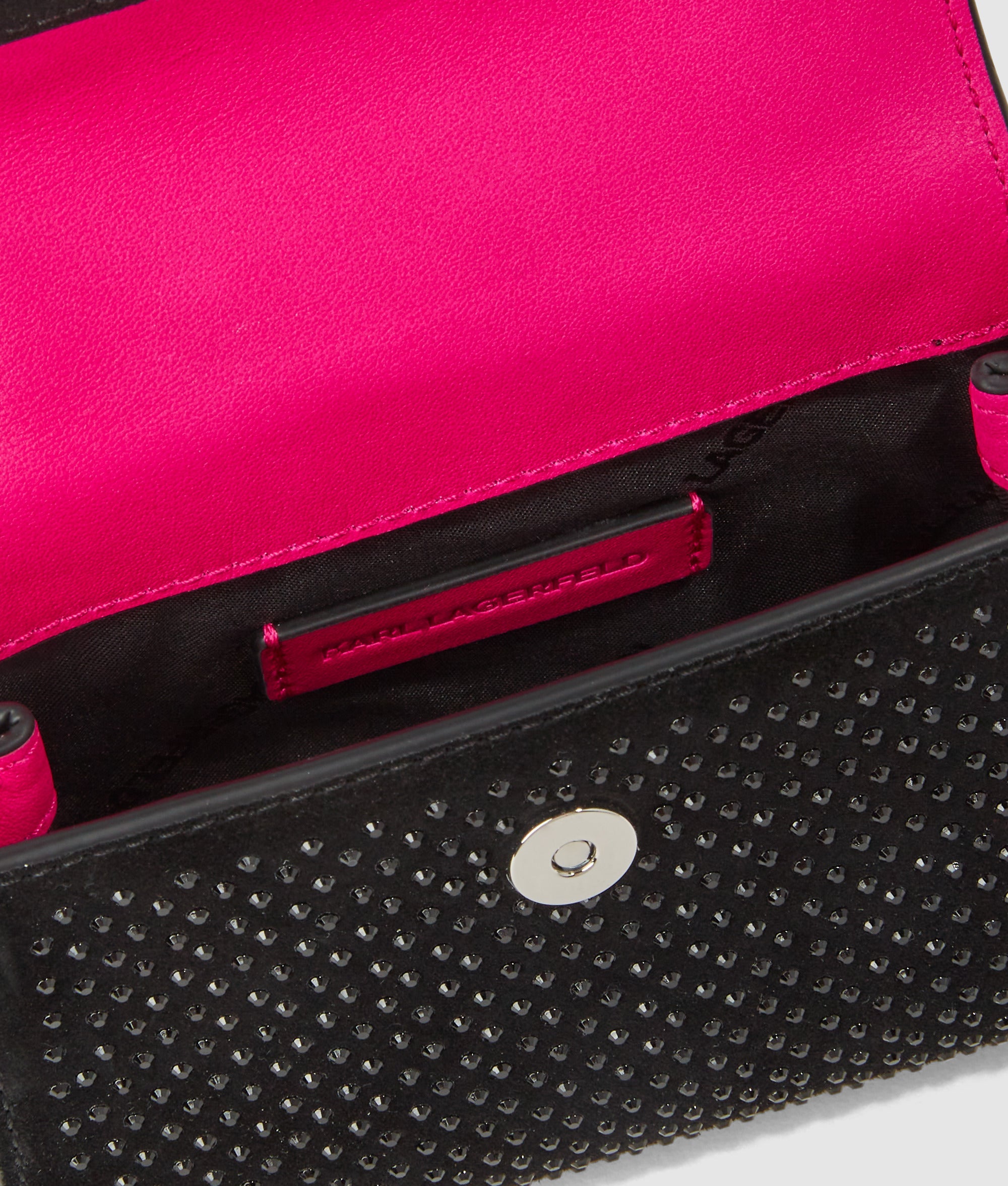 Exclusive K/Autograph rhinestone nano bag