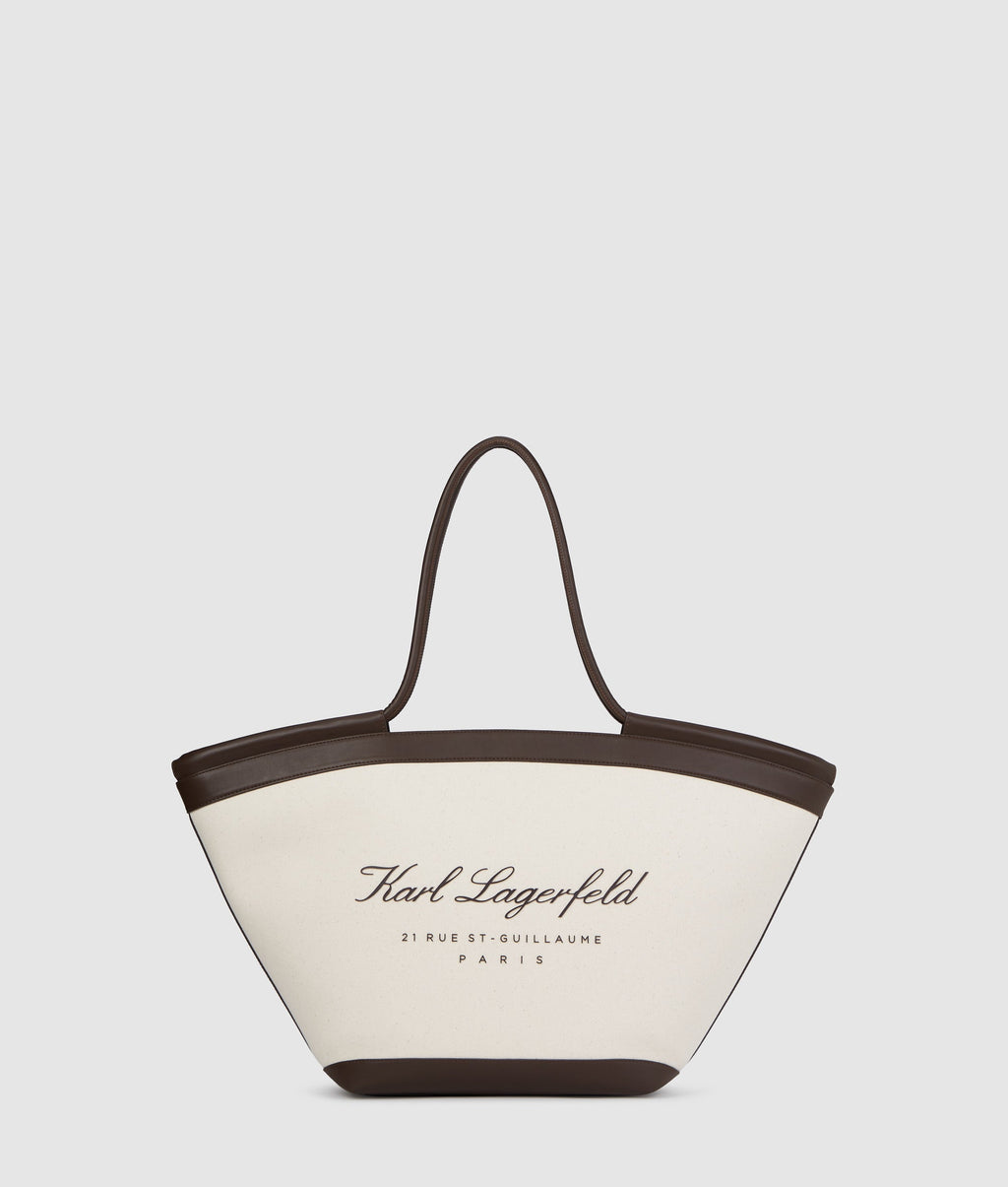 Hotel Karl large beach tote bag