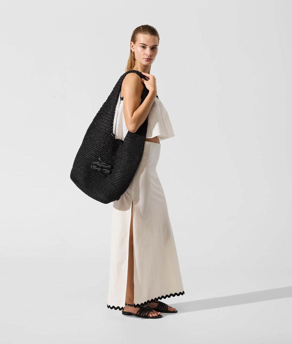 K/Autograph crochet hobo bag