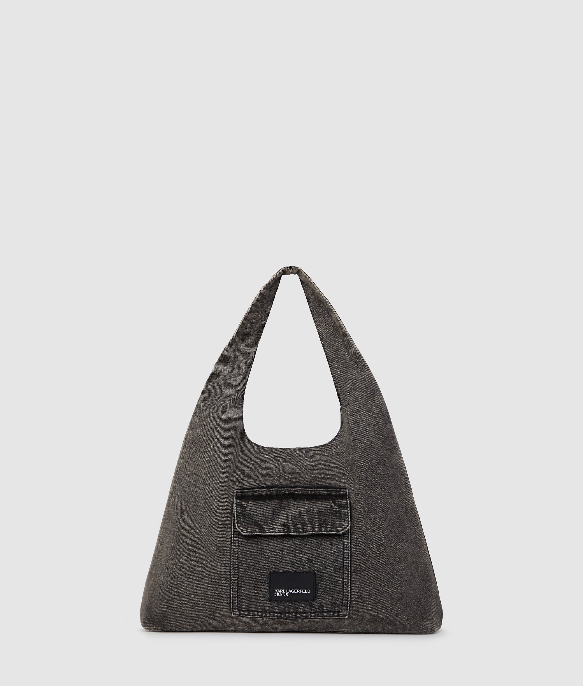 Denim hobo shopper
