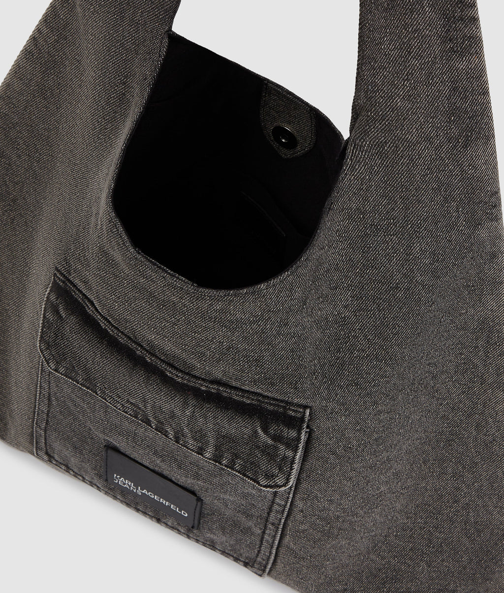 Denim hobo shopper