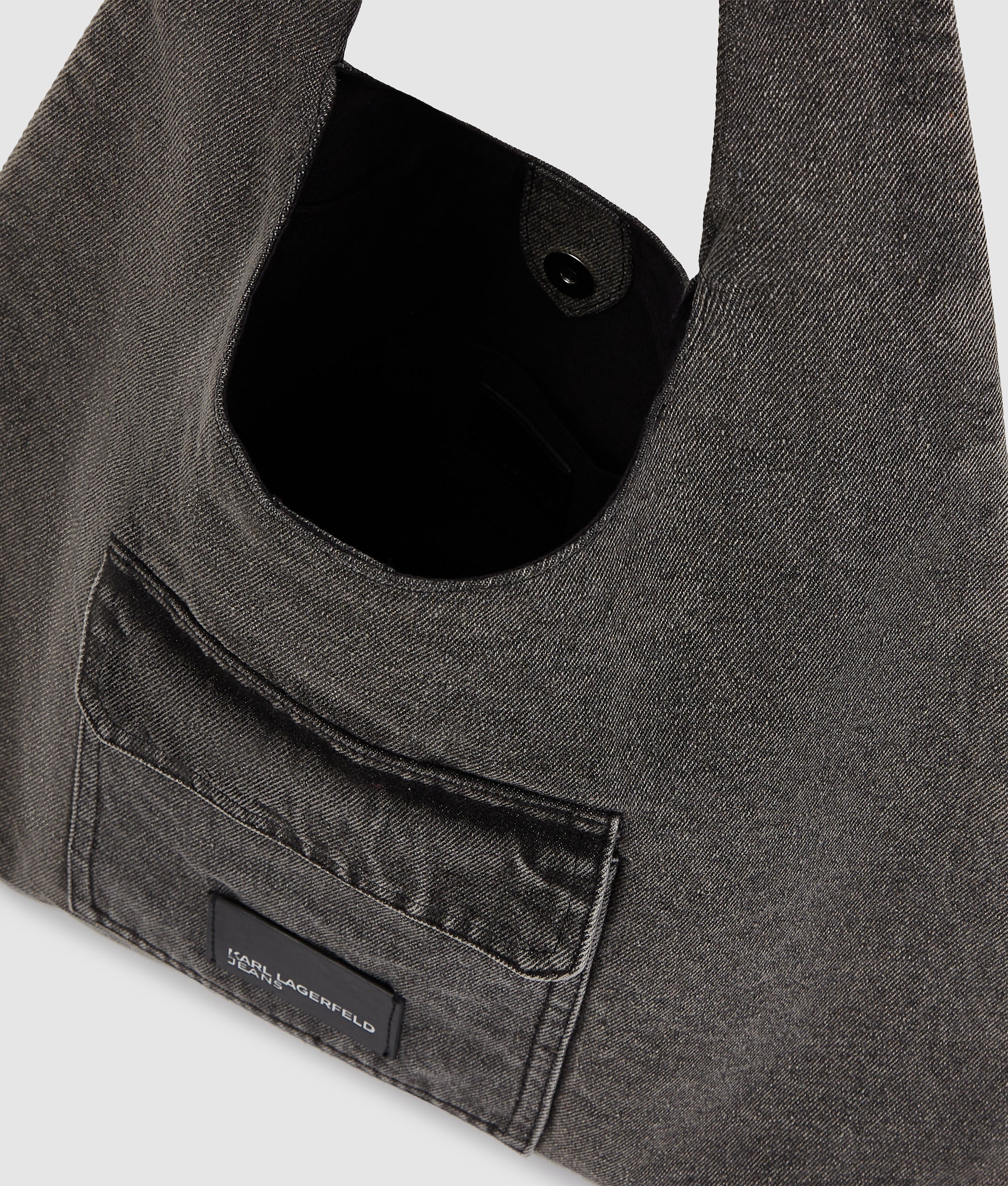 Denim hobo shopper