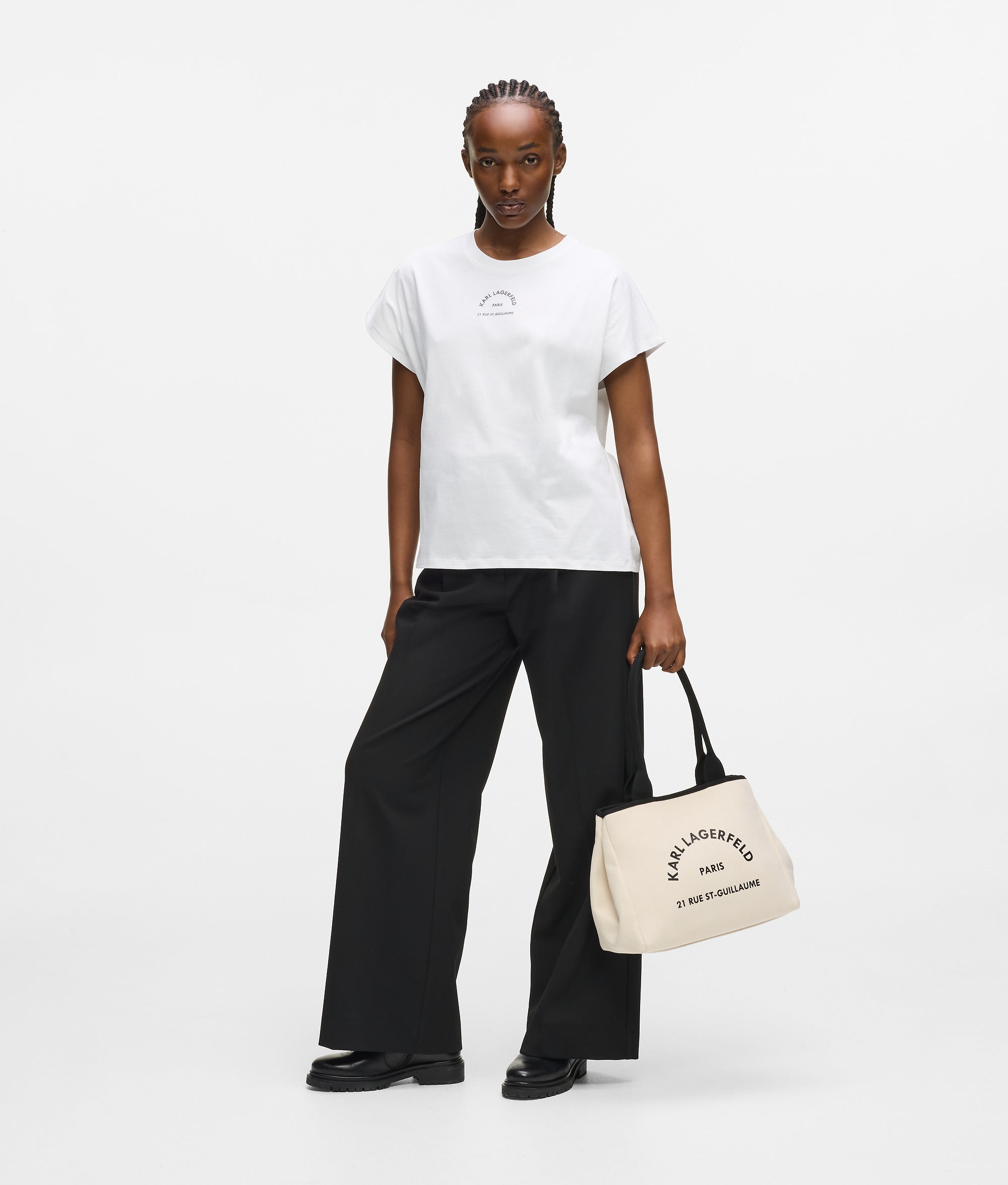 Rue St-Guillaume transformable tote bag