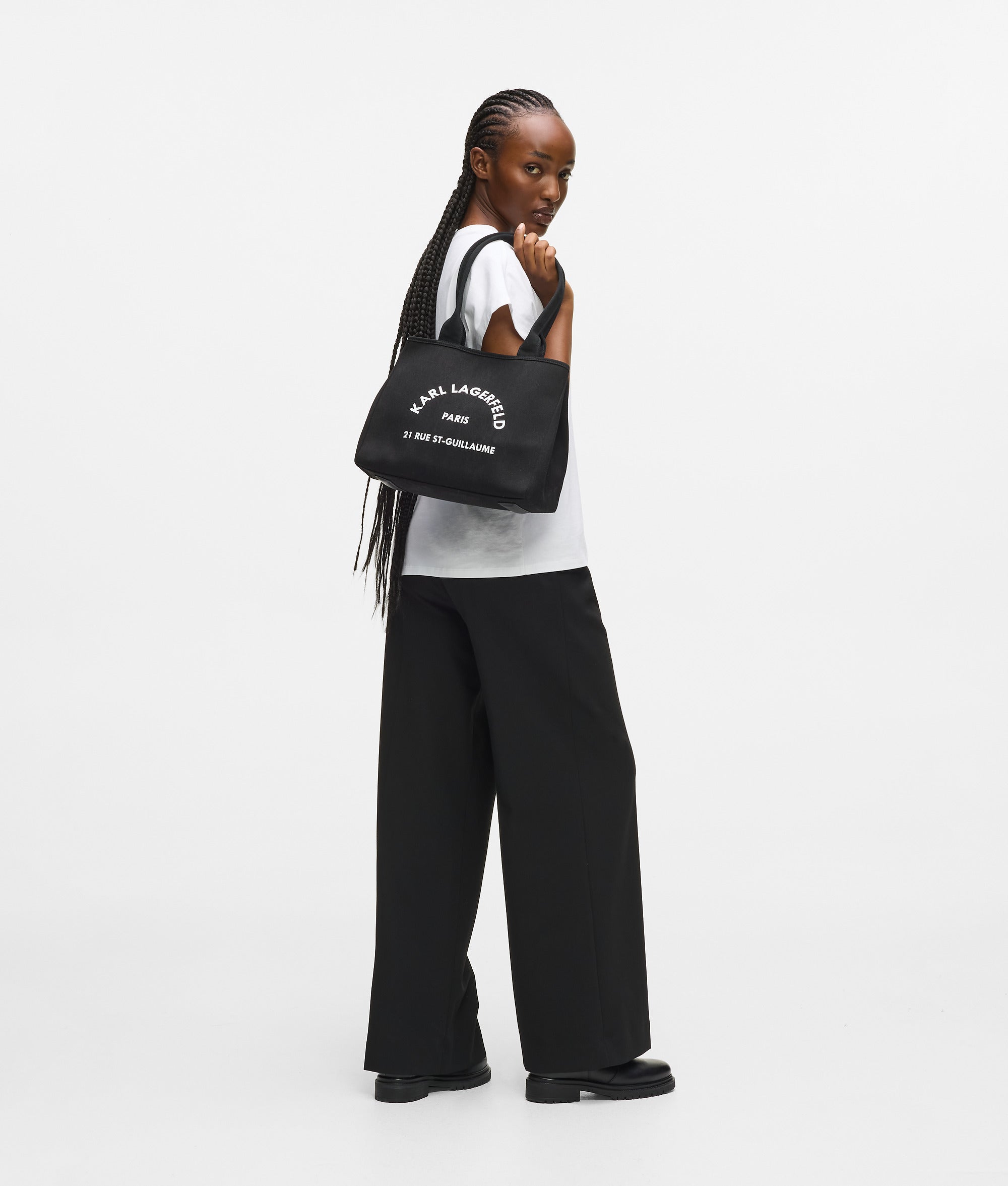 Rue St-Guillaume transformable tote bag